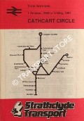 Train Services [Timetable] Cathcart Circle, 1 October 1990 to 12 May 1991 by British Railways - Strathclyde Transport